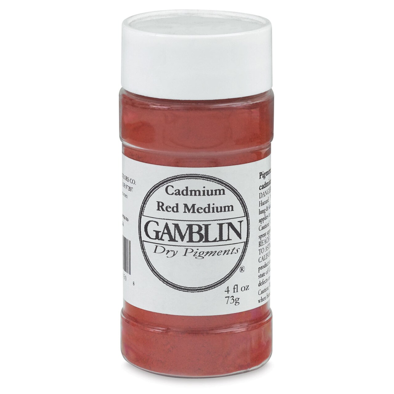 Gamblin Artist's Grade Pigment - Cadmium Red Medium, 4 oz bottle